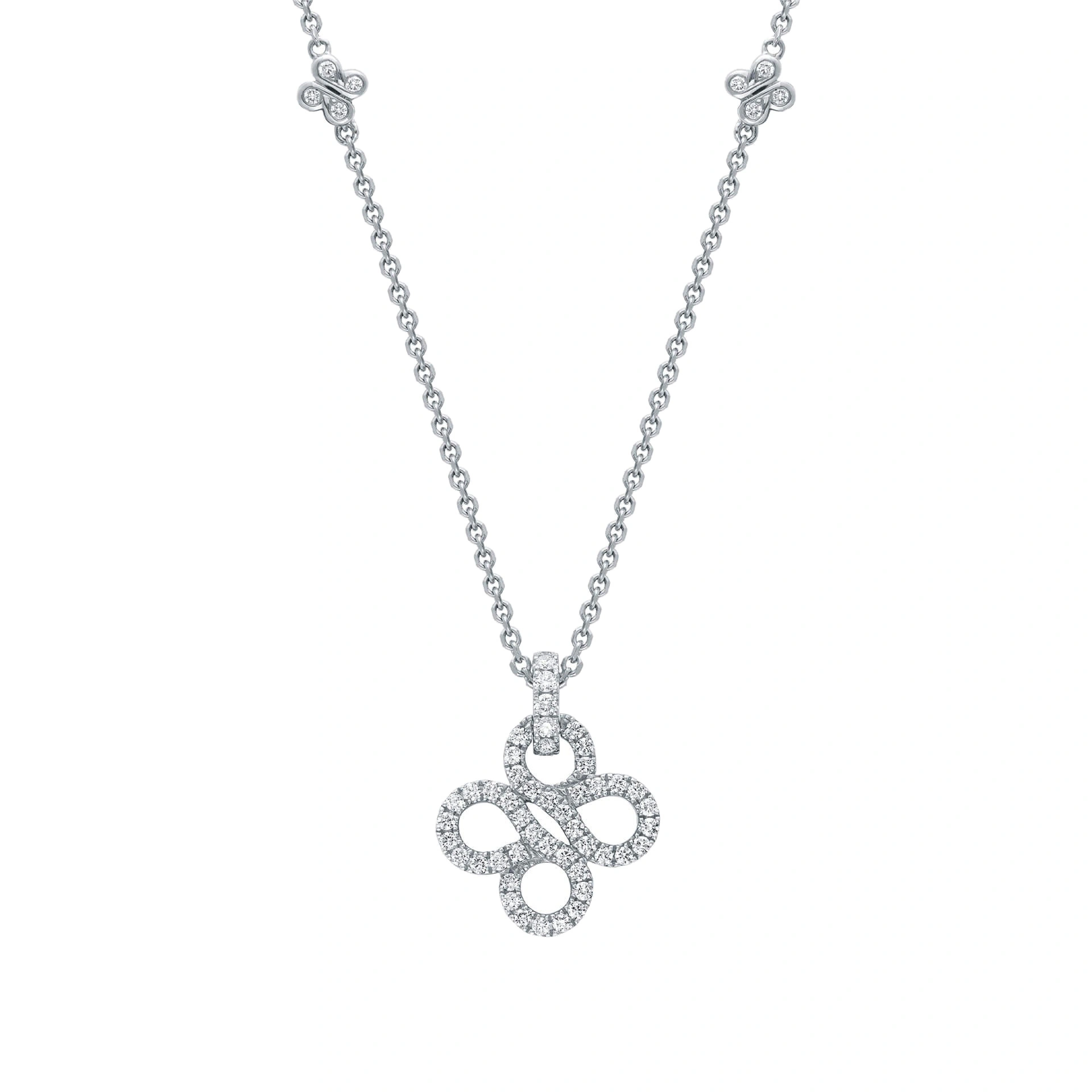 Boodles Be Boodles Pavé White Gold Pendant Boodles Be Boodles Pavé White Gold Pendant | Fine Necklaces | Coveti
