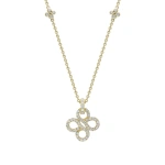 Boodles Be Boodles Pavé Yellow Gold Pendant | Fine Necklaces | Coveti