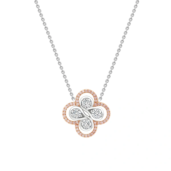 Boodles Be Boodles Pink Diamond Pendant | Fine Necklaces | Coveti