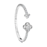 Boodles Be Boodles Platinum Diamond Bangle | Fine Bracelets | Coveti