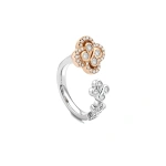 Boodles Be Boodles Platinum Diamond Pinky Ring | Fine Rings | Coveti