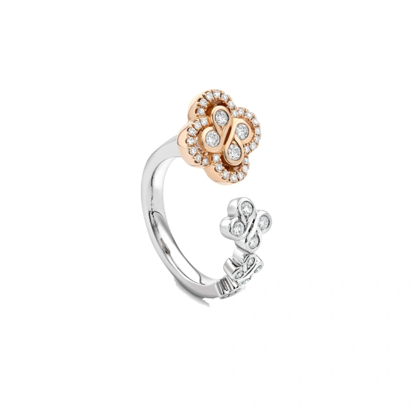 Boodles Be Boodles Platinum Diamond Pinky Ring | Fine Rings | Coveti