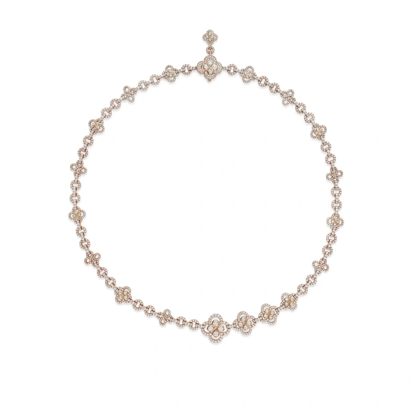 Boodles Be Boodles Rose Gold Asymmetric Necklace | Fine Necklaces | Coveti