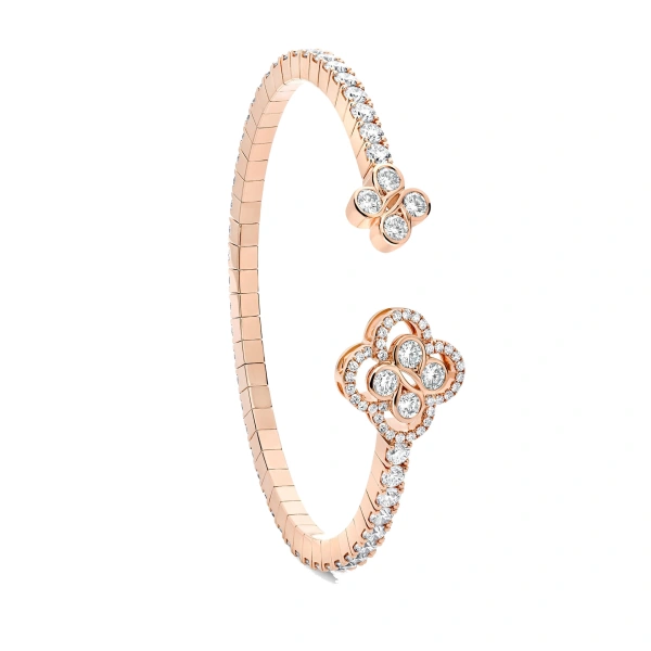 Boodles Be Boodles Rose Gold Diamond Bangle | Fine Bracelets | Coveti