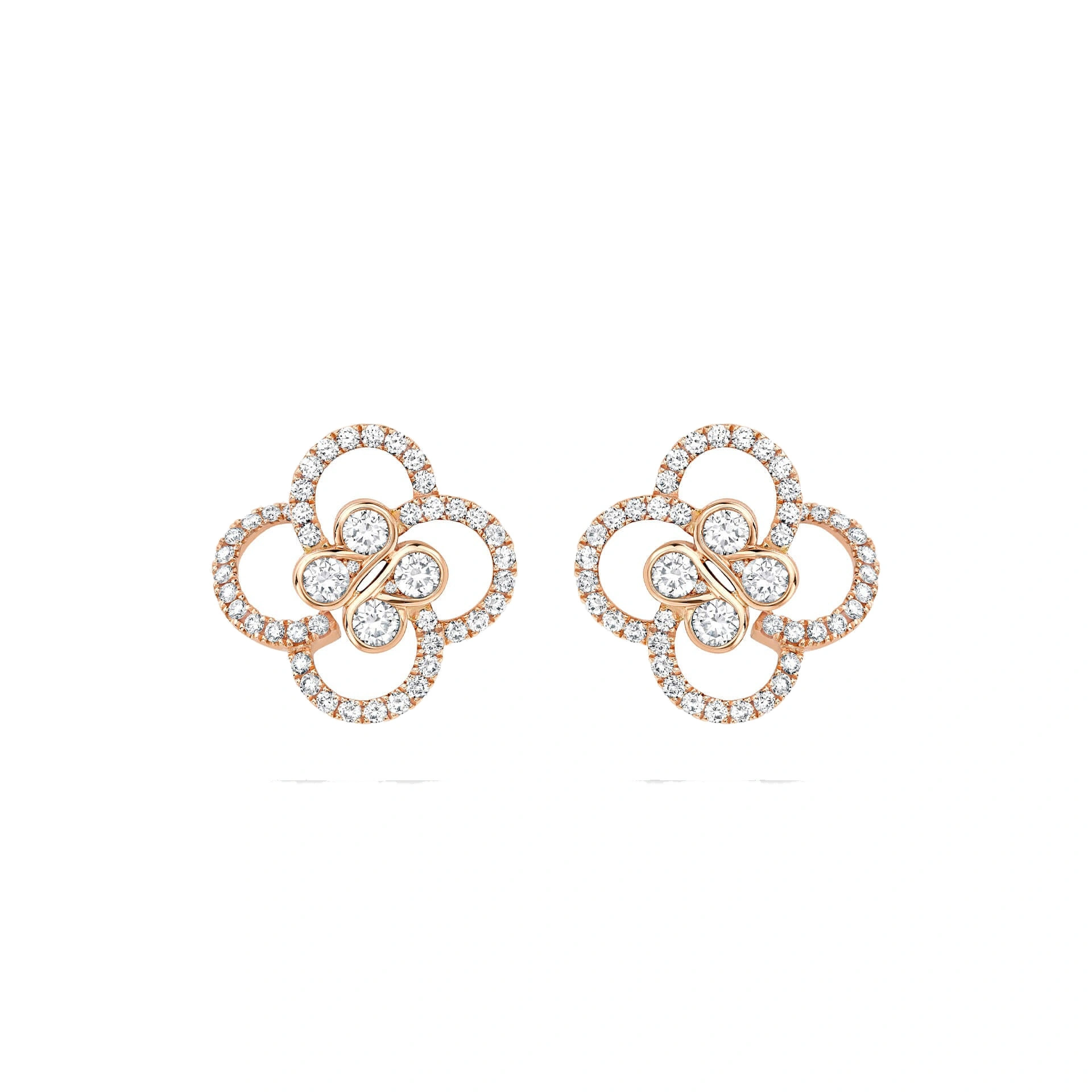 Boodles Be Boodles Rose Gold Diamond Earrings Boodles Be Boodles Rose Gold Diamond Earrings | Fine Earrings | Coveti