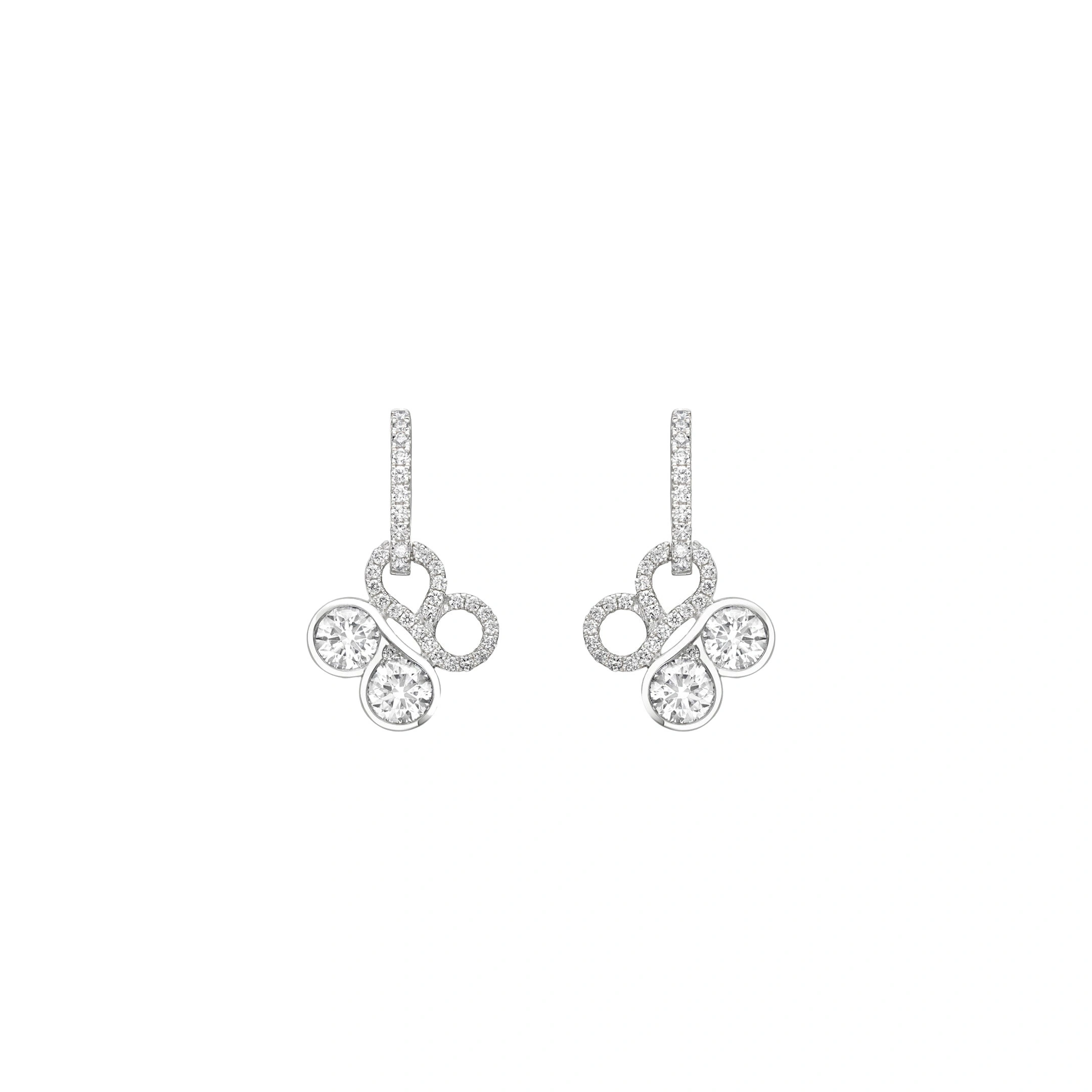 Boodles Be Boodles White Gold Diamond Earrings Boodles Be Boodles White Gold Diamond Earrings | Fine Earrings | Coveti