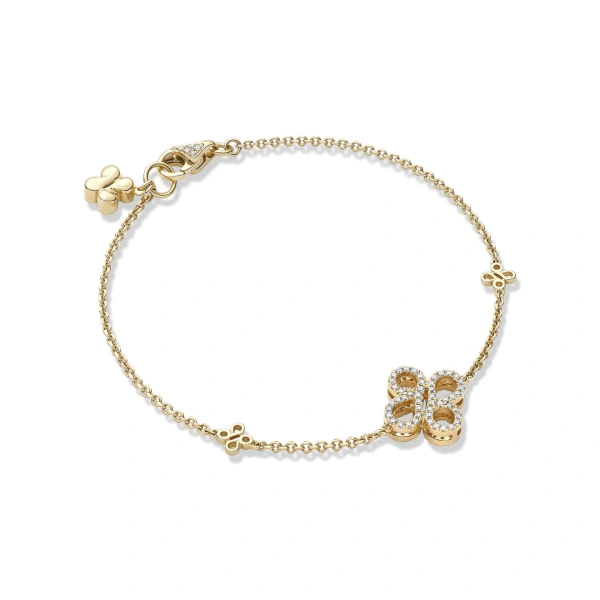 Boodles Be Boodles Yellow Gold Charm Bracelet | Fine Bracelets | Coveti