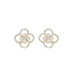 Boodles Be Boodles Yellow Gold Diamond Earrings | Fine Earrings | Coveti