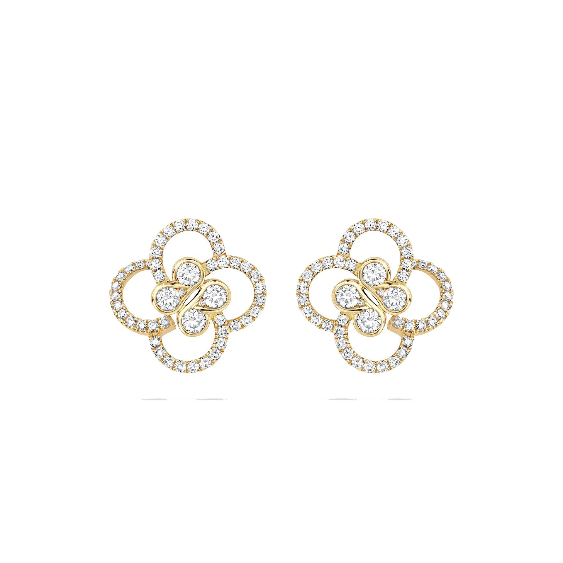 Boodles Be Boodles Yellow Gold Diamond Earrings Boodles Be Boodles Yellow Gold Diamond Earrings | Fine Earrings | Coveti