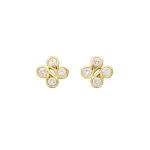 Boodles Be Boodles Yellow Gold Stud Earrings | Fine Earrings | Coveti