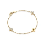 Boodles Be Boodles Yellow Gold Triple Charm Bracelet | Fine Bracelets | Coveti