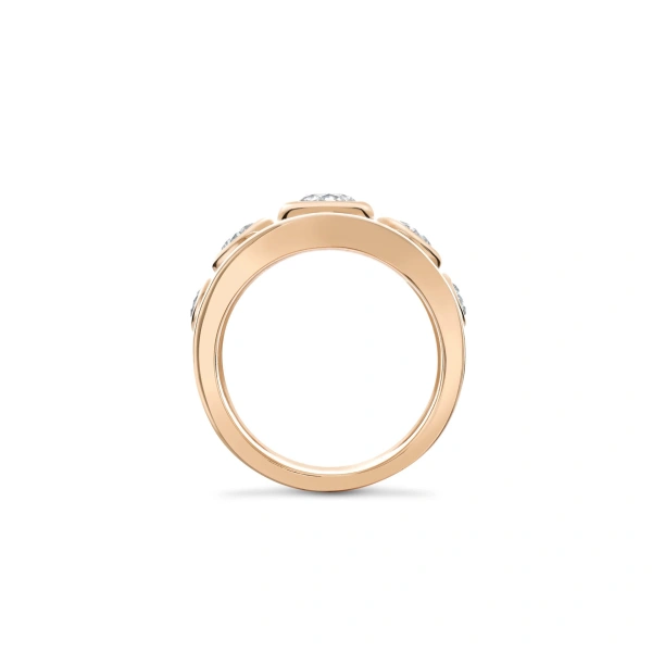 Boodles Beach Diamond Rose Gold Ring | Fine Rings | Coveti