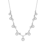 Boodles Beach Medium Platinum Diamond Necklace | Fine Necklaces | Coveti