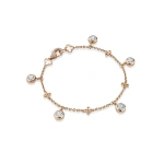 Boodles Beach Medium Rose Gold Diamond Bracelet | Fine Bracelets | Coveti