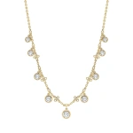 Boodles Beach Medium Yellow Gold Diamond Necklace | Fine Necklaces | Coveti