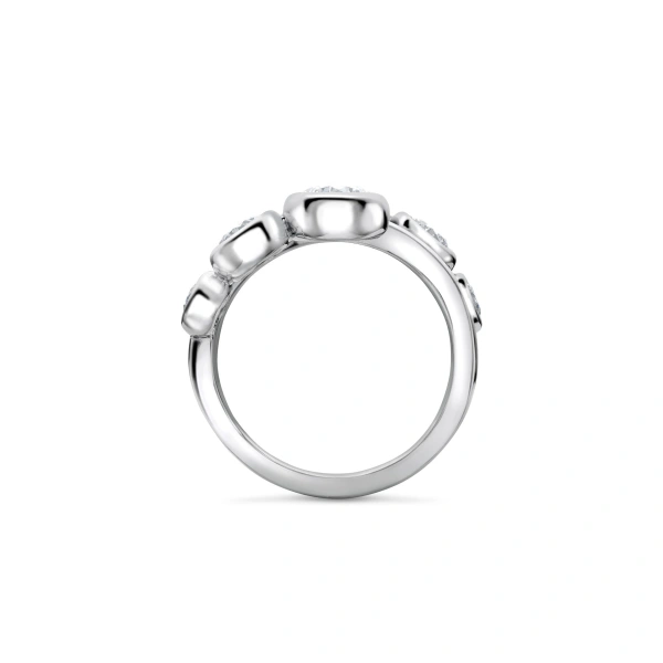 Boodles Beach Platinum Diamond Ring | Fine Rings | Coveti