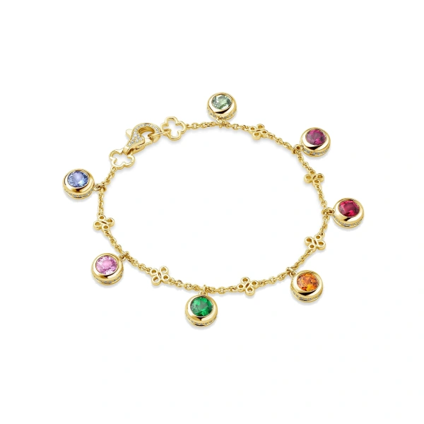 Boodles Beach Rainbow Yellow Gold Bracelet | Fine Bracelets | Coveti