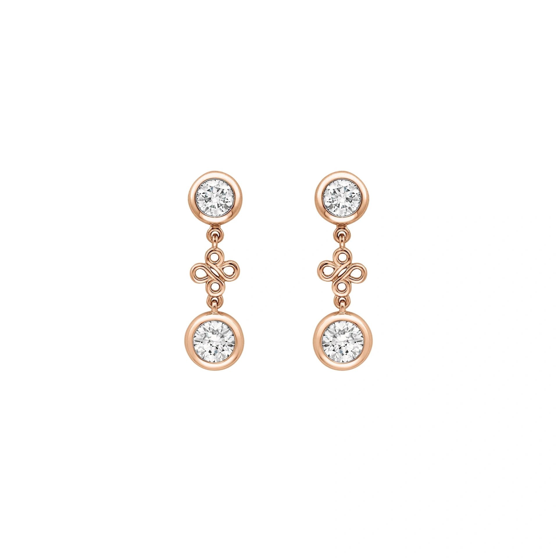 Boodles Beach Rose Gold Detachable Diamond Drop Earrings Boodles Beach Rose Gold Detachable Diamond Drop Earrings | Fine Earrings | Coveti