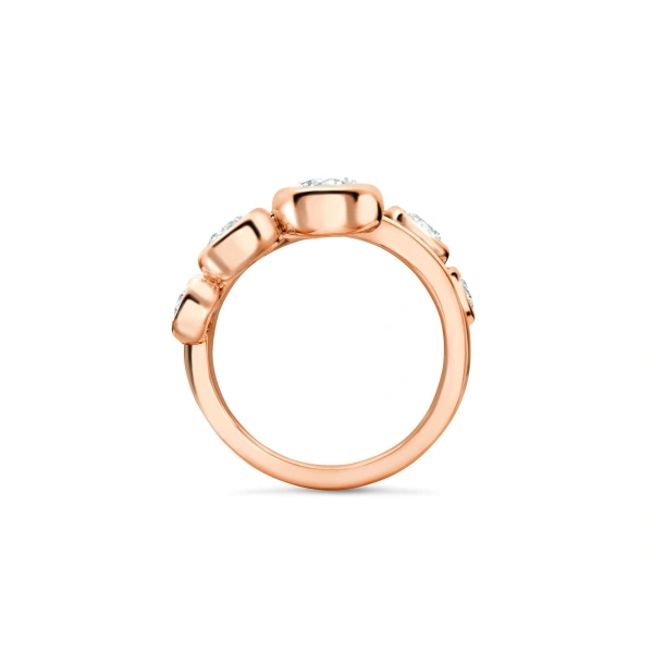 Boodles Beach Rose Gold Diamond Ring | Fine Rings | Coveti