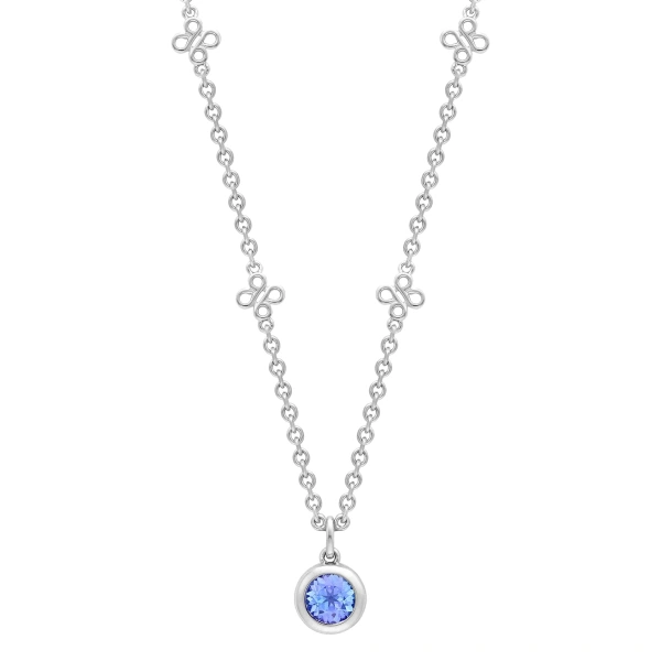 Boodles Beach Tanzanite Platinum Pendant | Fine Necklaces | Coveti
