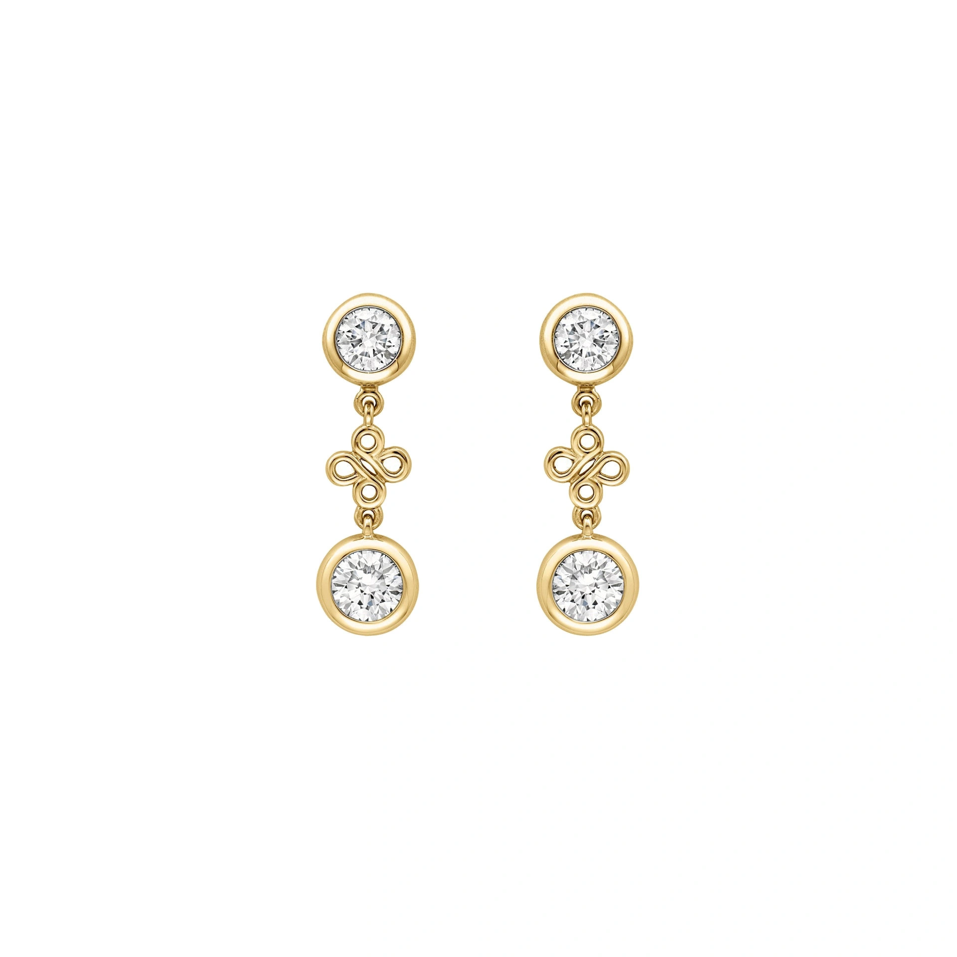 Boodles Beach Yellow Gold Detachable Diamond Drop Earrings Boodles Beach Yellow Gold Detachable Diamond Drop Earrings | Fine Earrings | Coveti
