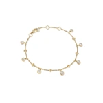 Boodles Beach Yellow Gold Diamond Anklet | Fine Anklets | Coveti