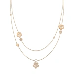 Boodles Blossom Classic Long Rose Gold Necklace | Fine Necklaces | Coveti