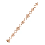 Boodles Blossom Classic Rose Gold Diamond Bracelet | Fine Bracelets | Coveti