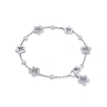 Boodles Blossom Diamond Charm Bracelet | Fine Bracelets | Coveti