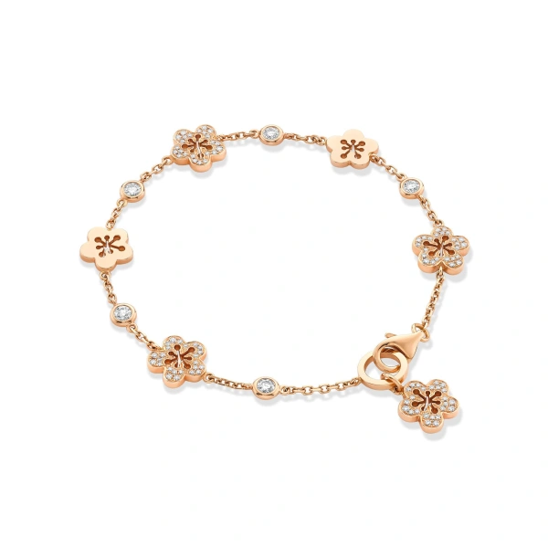 Boodles Blossom Diamond Charm Bracelet | Fine Bracelets | Coveti