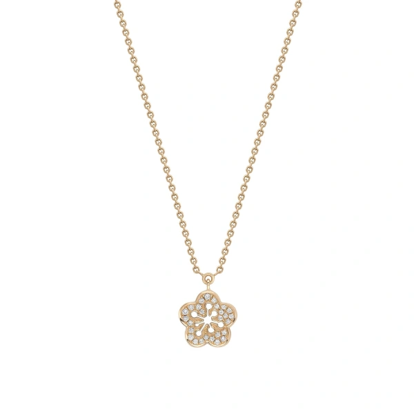 Boodles Blossom Mini Diamond Pendant | Fine Necklaces | Coveti