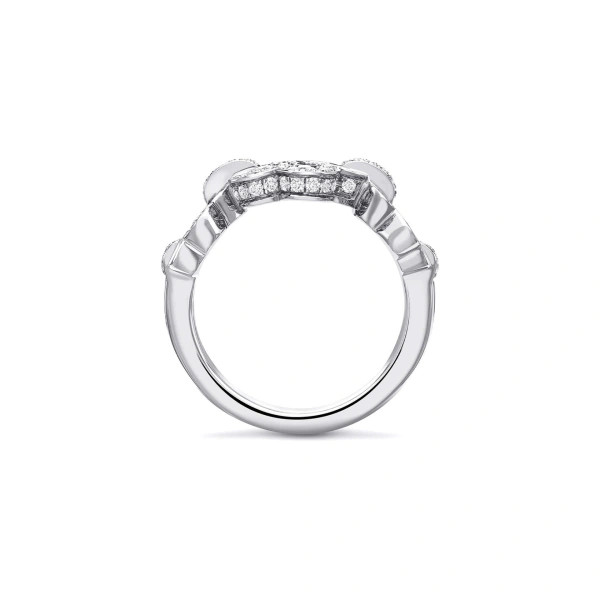 Boodles Blossom Triple White Gold Diamond Ring | Fine Rings | Coveti