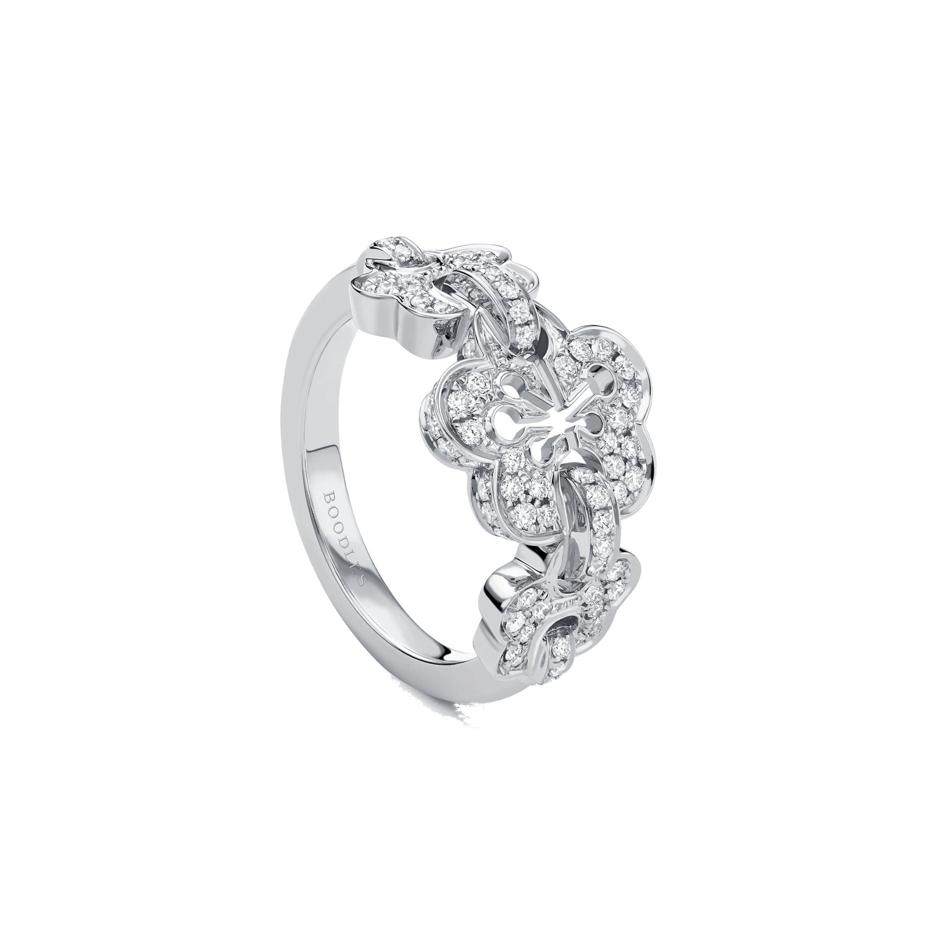 Boodles Blossom Triple White Gold Diamond Ring Boodles Blossom Triple White Gold Diamond Ring | Fine Rings | Coveti