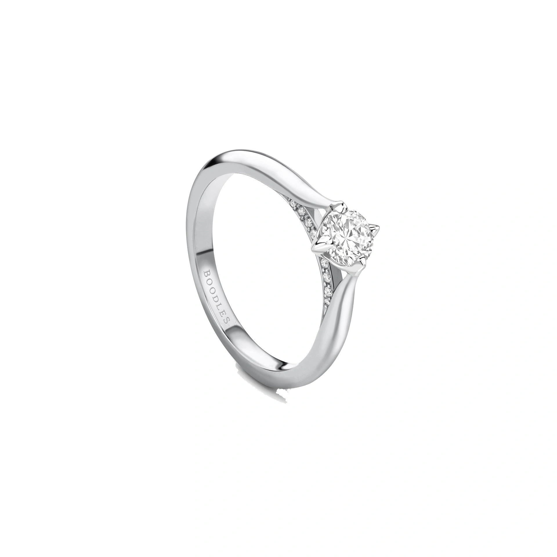 Boodles Boodles Brilliance Platinum Diamond Engagement Ring 0.4 Carat Boodles Boodles Brilliance Platinum Diamond Engagement Ring 0.4 Carat | Fine Rings | Coveti