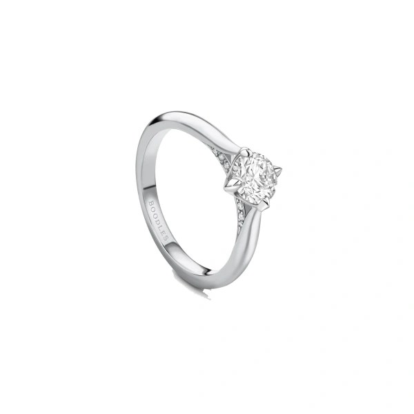 Boodles Boodles Brilliance Platinum Diamond Engagement Ring 0.7 Carat FVS1 | Fine Rings | Coveti