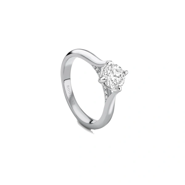 Boodles Boodles Brilliance Platinum Diamond Engagement Ring 0.9 Carat FVS1 | Fine Rings | Coveti