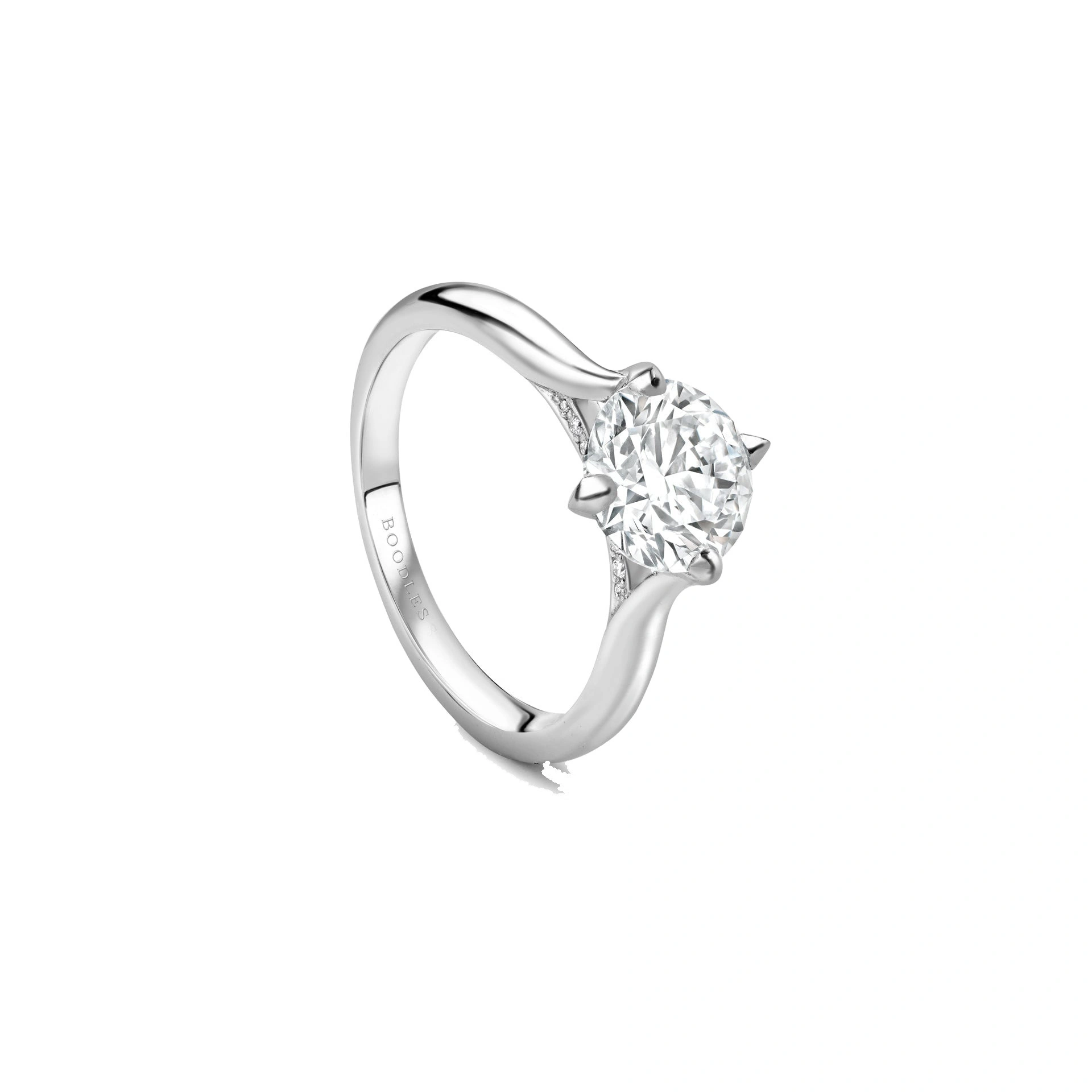 Boodles Boodles Brilliance Platinum Diavik Diamond Engagement Ring Boodles Boodles Brilliance Platinum Diavik Diamond Engagement Ring | Fine Rings | Coveti