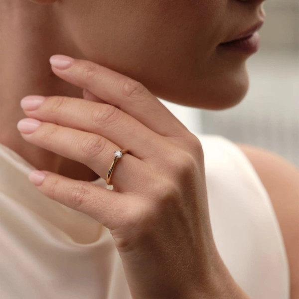 Boodles Boodles Brilliance Yellow Gold Diamond Engagement Ring 0.25 Carat | Fine Rings | Coveti