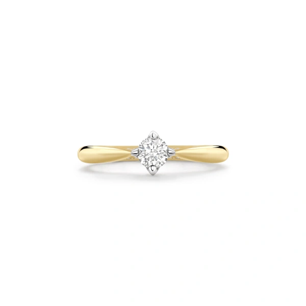 Boodles Boodles Brilliance Yellow Gold Diamond Engagement Ring 0.25 Carat | Fine Rings | Coveti