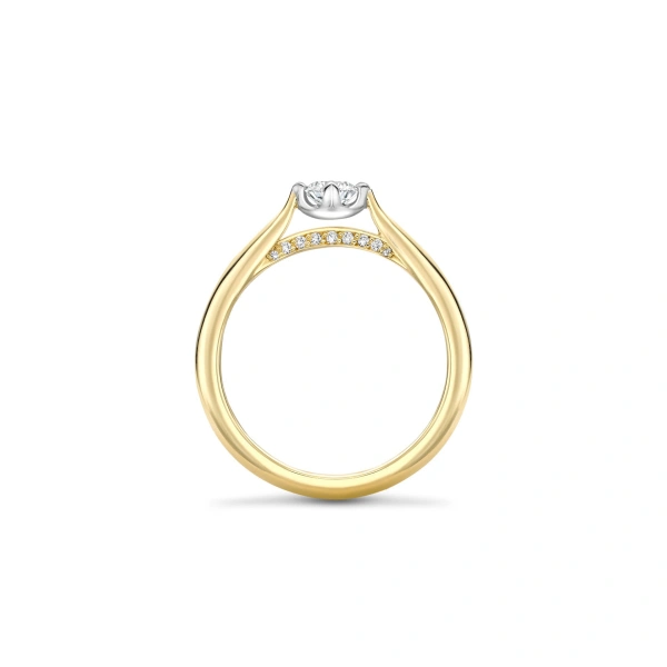 Boodles Boodles Brilliance Yellow Gold Diamond Engagement Ring 0.25 Carat | Fine Rings | Coveti