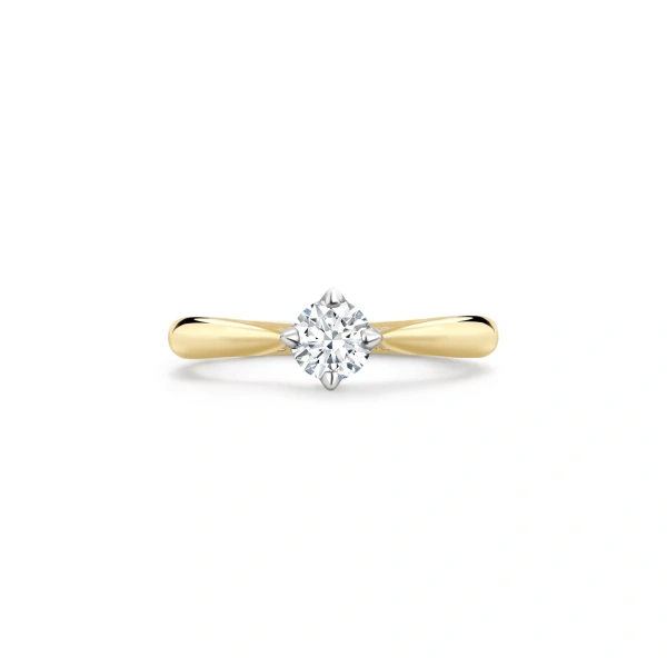 Boodles Boodles Brilliance Yellow Gold Diamond Engagement Ring 0.4 Carat | Fine Rings | Coveti