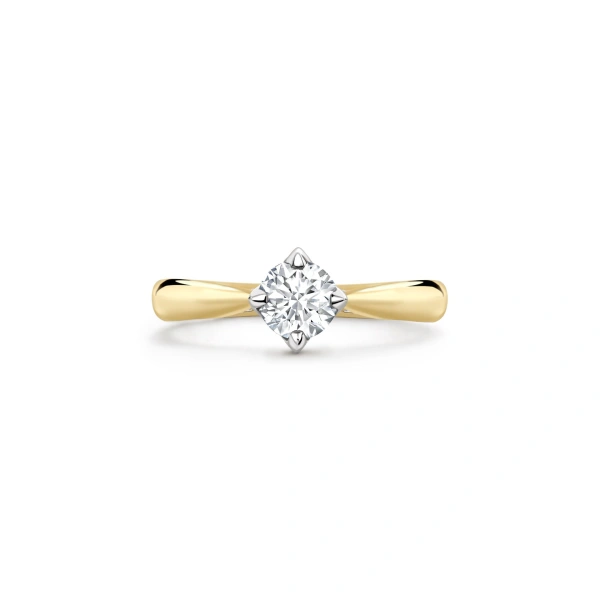 Boodles Boodles Brilliance Yellow Gold Diamond Engagement Ring 0.5 Carat | Fine Rings | Coveti
