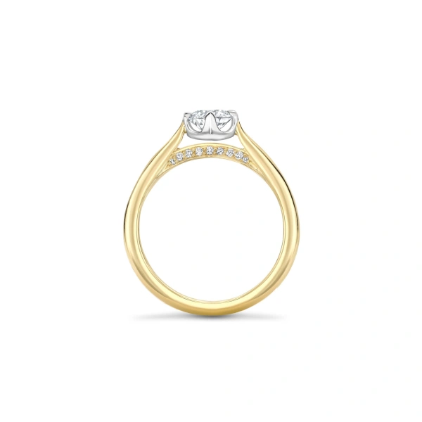 Boodles Boodles Brilliance Yellow Gold Diamond Engagement Ring 0.5 Carat | Fine Rings | Coveti
