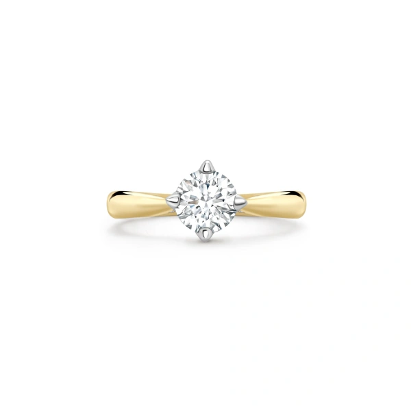 Boodles Boodles Brilliance Yellow Gold Diamond Engagement Ring 0.9 Carat FVS1 | Fine Rings | Coveti