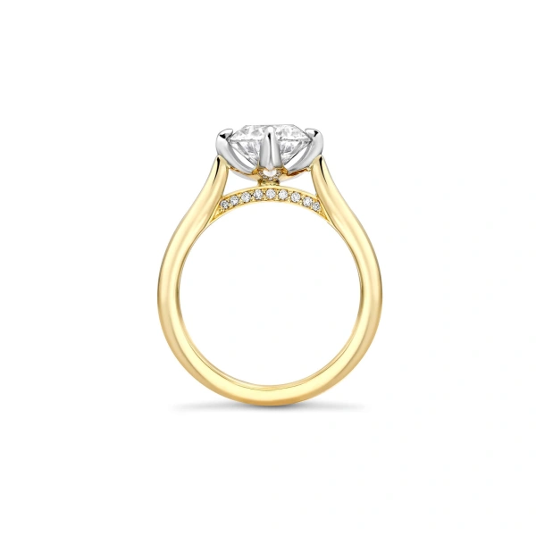 Boodles Boodles Brilliance Yellow Gold Diamond Engagement Ring | Fine Rings | Coveti