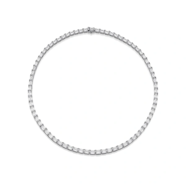 Boodles Classic Ashoka Diamond Platinum Necklace | Fine Necklaces | Coveti