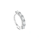 Boodles Classic Ashoka Diamond Platinum Semi Eternity Ring | Fine Rings | Coveti