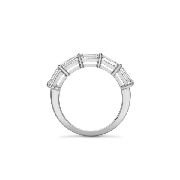 Boodles Classic Ashoka Diamond Platinum Semi Eternity Ring | Fine Rings | Coveti
