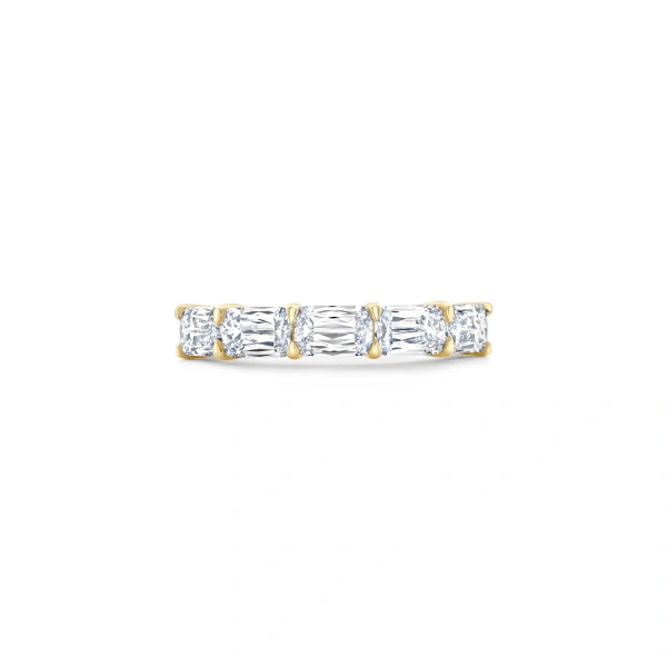 Boodles Classic Ashoka Diamond Yellow Gold Semi Eternity Ring | Fine Rings | Coveti