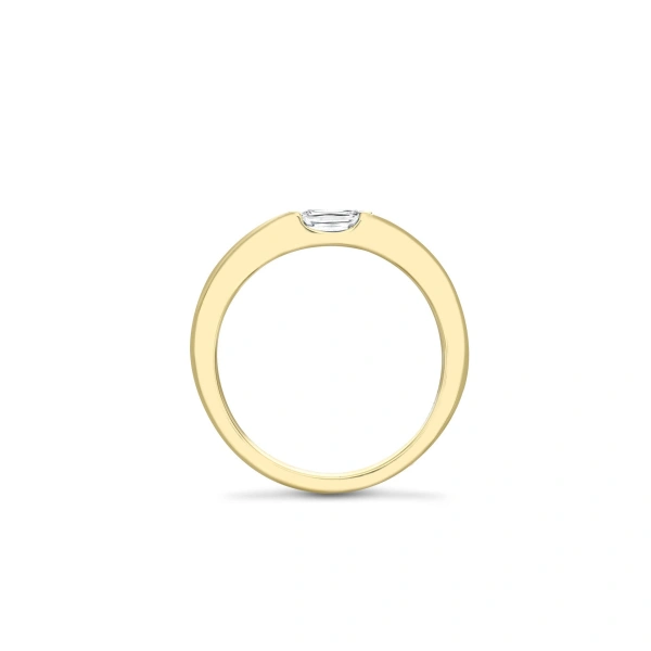 Boodles Classic Ashoka Diamond Yellow Gold Wedding Band | Fine Rings | Coveti